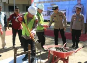 Irjen Pol Gatot Tri Suryanta Letakan Batu Pertama Pembangunan SPPG Polda Sumbar