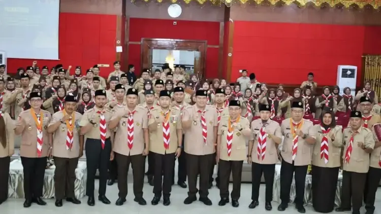 Pengurus majelis Kwarda 0316 Pariaman dilantik. (dok. istimewa)