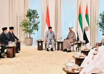 Pertemuan Presiden Prabowo dan Presiden Persatuan Uni Emirat Arab. (Foto: Laily Rachev - Biro Pers Sekretariat Presiden)