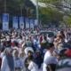 Peserta fun walk Blue Ocean Minang Run 2025. (dok. Prokopim)