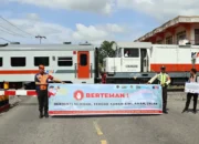 KAI Divre II Sumbar Ajak Pengguna Jalan Tertib dan Disiplin dalam Berlalu Lintas