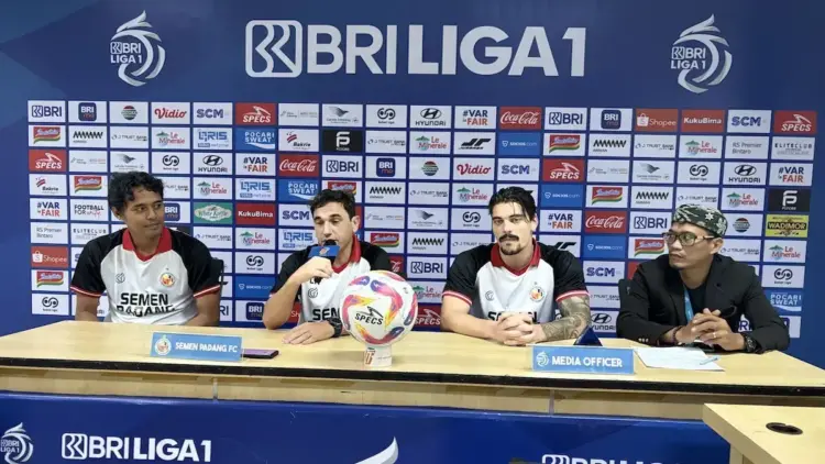 Prematch press conference Persija vs Semen Padang FC. (dok. MO SPFC)