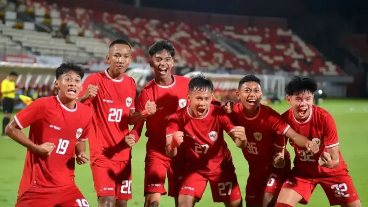 Timnas Indonesia Hadapi Korut di Perempat Final Piala Asia U-17 1 Selebrasi para pemain Timnas Indonesia U-17. (dok. istimewa)