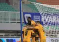 Selebrasi pemain Semen Padang FC usai Bruno Gomes cetak gol kedua. (dok. MO SPFC)