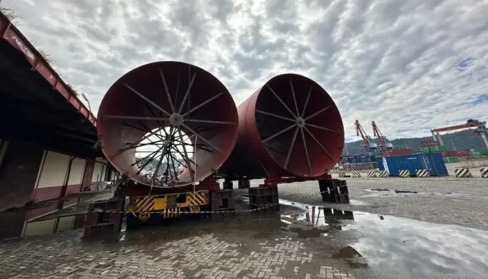 Karya Anak Bangsa! PT Semen Padang Produksi Shell Kiln Seberat 138 Ton