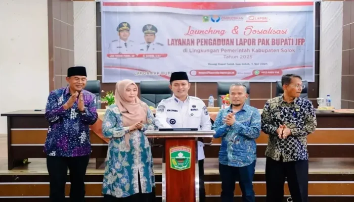 Tingkatkan Kualitas Layanan Publik, Pemkab Solok Luncurkan Layanan Pengaduan Daring ‘Lapor Pak Bupati JFP’