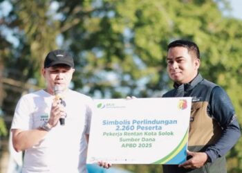 2.260 Pekerja Rentan di Solok Dilindungi BPJS Ketenagakerjaan
