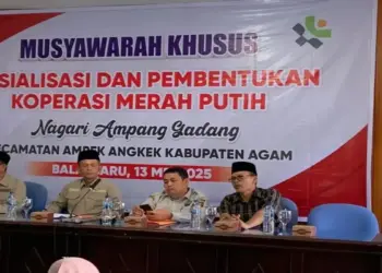 Pemkab Agam Genjot Pendirian Koperasi Merah Putih, 45 Sudah Terbentuk