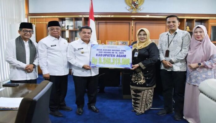 Agam Dapat Rp9,2 Miliar DAK untuk Program KB, Bupati: Jangan Sampai Kembali ke Pusat!