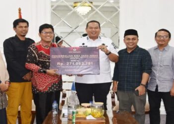 Pemko Pariaman Terima Pengembalian Sisa Dana Hibah Pilkada 2024 Rp271 Juta dari KPU