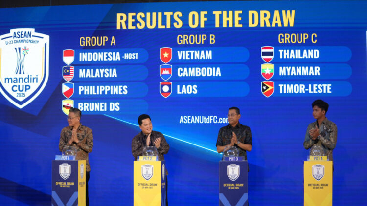 Tergabung di Grup A, Indonesia Siap Berjuang di ASEAN U-23 Championship Mandiri Cup 2025 1 Indonesia masuk grup A ASEAN U-23 Championship Mandiri Cup 2025. (dok. PSSI)