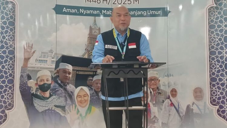 Kepala Bidang Kesehatan Petugas Penyelenggara Ibadah Haji (PPIH) Arab Saudi Mohammad Imran. (Foto: Kemenkes)