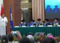Peringatan 40 Tahun FT Unand, Wagub Vasko: Jadikan Hasil Riset Solusi Nyata bagi Sumbar 3 Wagub Vasko hadir di Lustrum VIII FT Unand. (dok. adpsb)