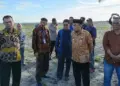 Wawako Maigus Nasir meninjau lokasi pembangunan sekolah rakyat di Padang Sarai, Kecamatan Koto Tangah. (dok. Prokopim)