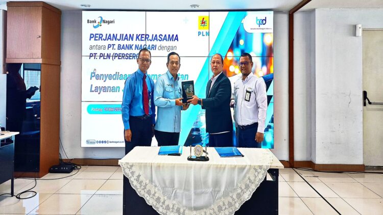 Bank Nagari-PLN Permudah Developer-Masyarakat Miliki Hunian Layak 1 Bank Nagari dan PT PLN (Persero) menjalin kerja sama strategis dalam hal penyediaan dan pemanfaatan layanan jasa perbankan. (Foto: Dok. Ist)
