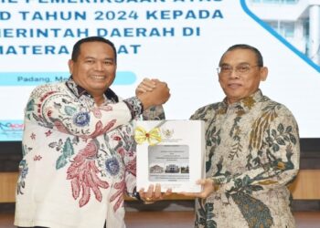 Pemko Pariaman Raih WTP ke-12, Sepuluh Kali Berturut-Turut Sejak 2015