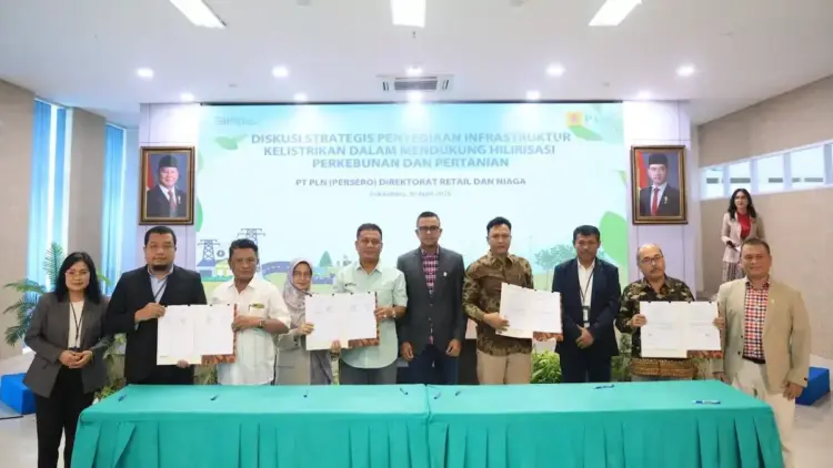 Diskusi PLN terkait hilirisasi perkebunan dan pertanian. (dok. Humas)