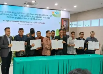 Kerja sama PT KAMU dengan PLN UP3 Bukittinggi. (dok. istimewa)