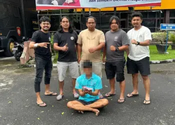 Pelaku pembobolan rumah diamankan Tim Satreskrim Polresta Padang. (dok. istimewa)
