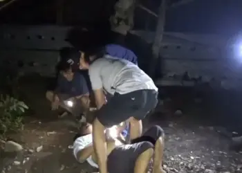 Penangkapan bandar sabu di Dharmasraya. (dok. istimewa)