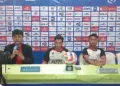 Prematch press conference Semen Padang FC vs Persik. (dok. Radarsumbar.com)
