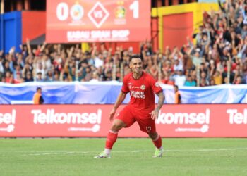 Striker Semen Padang FC Bruno Gomes. (dok. MO SPFC)