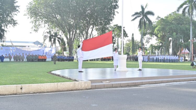 Gubernur Mahyeldi Pimpin Upacara Harkitnas Ke-117 Tahun 2025 Tingkat Provinsi Sumbar 1 Upacara hari kesaktian nasional 2025 di halaman Pemprov Sumbar. (dok. adpsb)