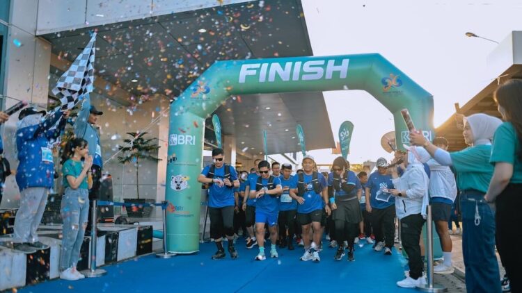Fun Run HUT SP BRI di RO Padang. (dok. istimewa)