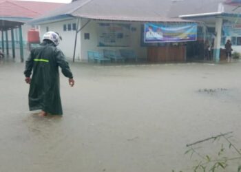 Hujan Deras Sebabkan Banjir di Mentawai, Puskesmas Terendam dan Jembatan tak Bisa Dilalui