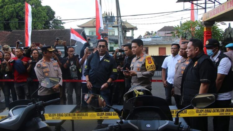 Kapolda Bali tangkap pelaku penembakan dua WNA. (dok. Divhumas Polri)