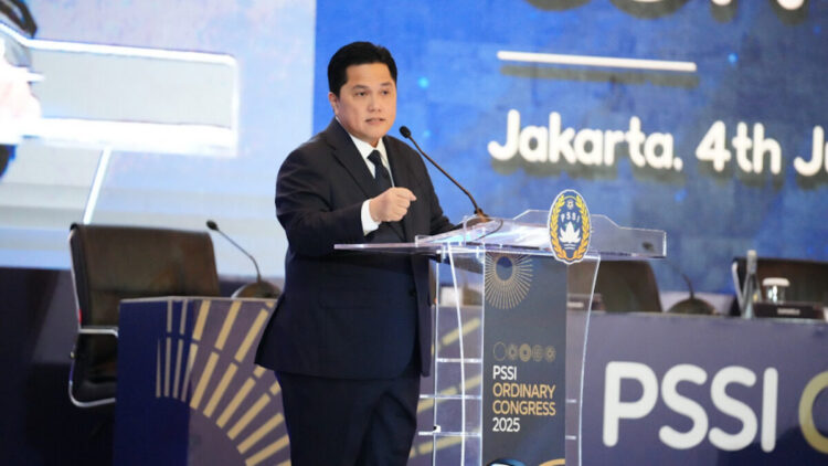 Perubahan Statuta PSSI, Daerah Akan Jadi Ujung Tombak Sepak Bola Nasional 1 Ketua Umum PSSI, Erick Thohir. (dok. PSSI)