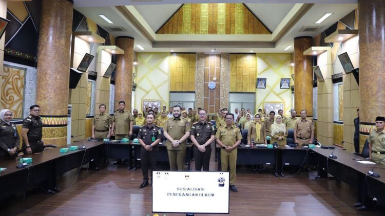 Pemko Padang gelar sosialisasi penerangan hukum tahun 2025. (dok. Prokopim)