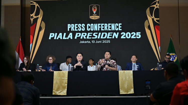 Sah! Piala Presiden 2025 Diikuti Empat Tim Lokal dan Dua Tim dari Luar Negeri 1 Press Conference Piala Presiden 2025. (dok. PSSI)