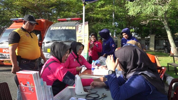 Semen Padang Hospital (SPH) jadi tim medis di iven marandang 1000 kg Polda Sumbar. (dok. istimewa)