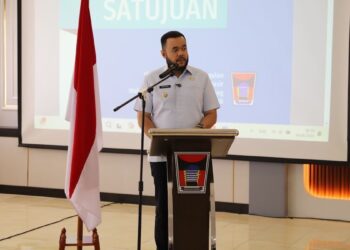 Wako Fadly Amran beri sambutan di sosialisasi layanan puskesmas. (dok. Prokopim)