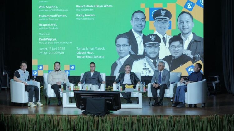 Wako Fadly Amran jadi pembicara di iven Jakarta Future Festival 2025. (dok. Prokopim)