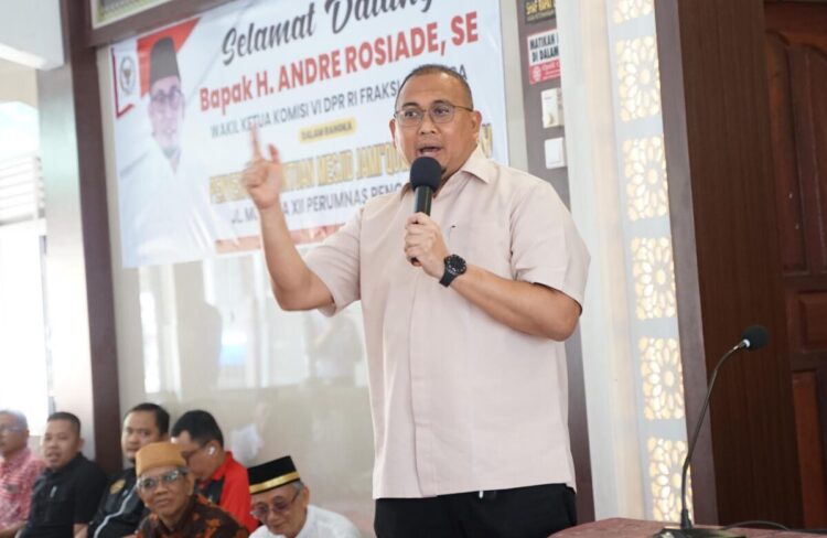 Ketua DPD Gerindra Sumbar yang juga Wakil Ketua Komisi VI DPR RI Andre Rosiade. (Foto: Dok. Ist)