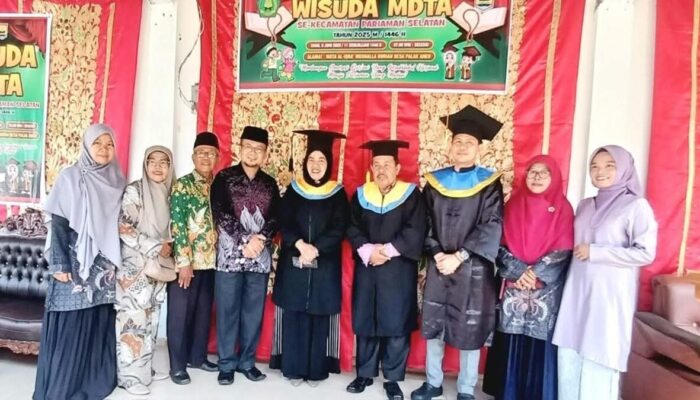156 Santri MDTA di Pariaman Selatan Diwisuda, Dikpora Beri Apresiasi