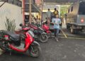 Barang bukti motor yang diamankan dari ASN di Padang Panjang. (dok. Antara)