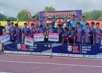 Gelaran Liga Top Skor Sumbar U-14 dan U-16 Selesai, Ini Daftar Pemenangnya