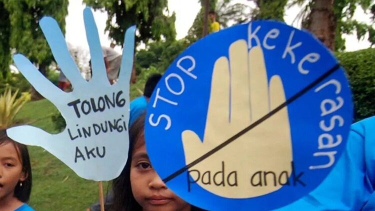 Ilustrasi - Kampanye damai perlindungan terhadap anak dari tindak kekerasan, eksploitasi, diskriminasi, dan pelecehan seksual. (ANTARA FOTO/Aditya Pradana Putra/kye/aa)