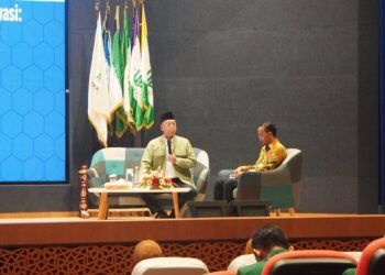 Kuliah umum menteri Nusron di Kampus UNUSA. (dok. ATR/BPN)