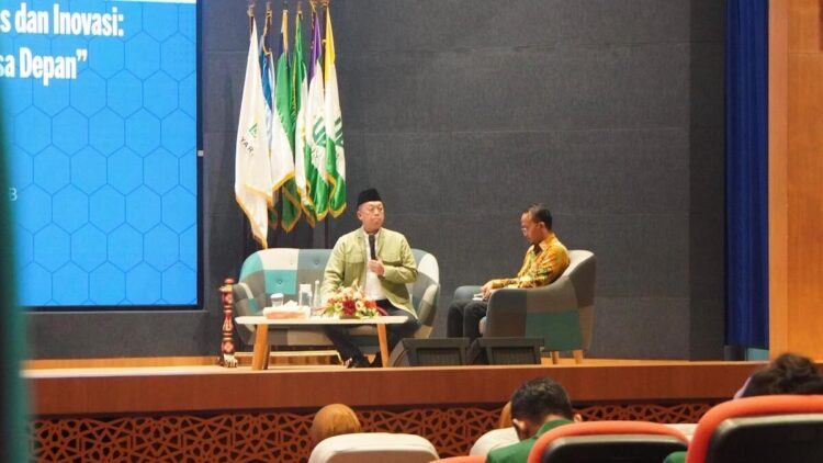 Kuliah umum menteri Nusron di Kampus UNUSA. (dok. ATR/BPN)