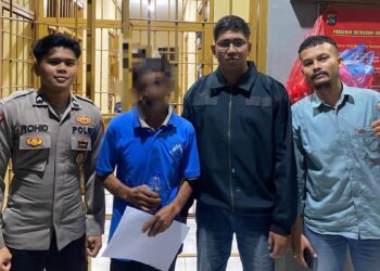 Pelaku asusila diciduk Polres Padang Panjang. (dok. istimewa)