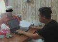 Pelaku pencabulan anak kandung di Limapuluh Kota diperiksa penyidik Polres Limapuluh Kota. (dok. istimewa)