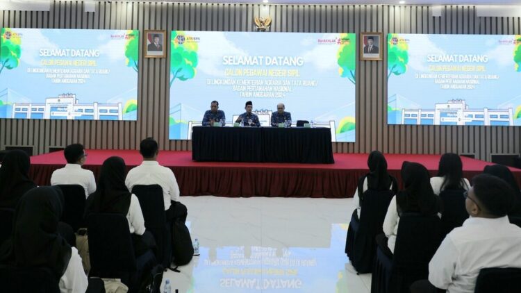 Pembekalan CPNS Kementerian ATR/BPN TA 2024, Kepala BPSDM Tegaskan Pentingnya Amanat Pelayanan Publik 1 Pembekalan cpns ATR/BPN. (dok. ATR/BPN)