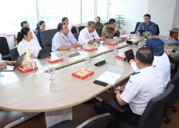 Rapat di kementerian ATR/BPN jelang gelaran Conference of Infrastructure 2025. (dok. ATR/BPN)