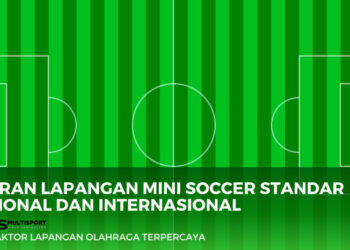 Simak! Ini Ukuran Lapangan Mini Soccer Ideal Terbaru