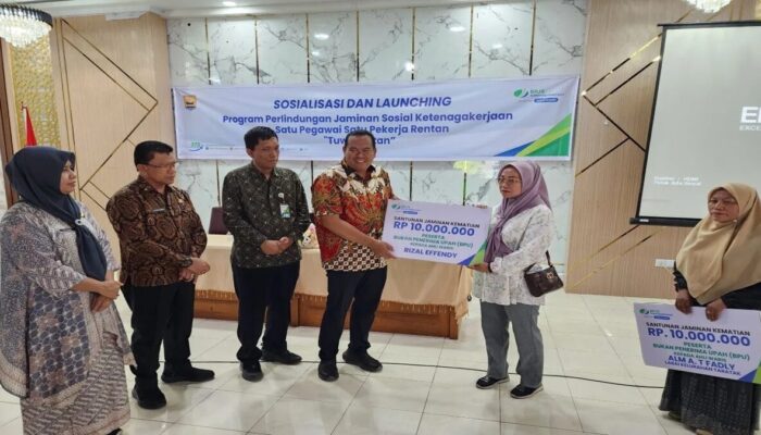 Pemko Pariaman Luncurkan Program ‘Tuwai Ketan’, Lindungi Pekerja Rentan lewat BPJS Ketenagakerjaan