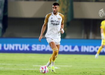 Angelo Meneses saat berseragam Dewa United. (dok. PT LIB)